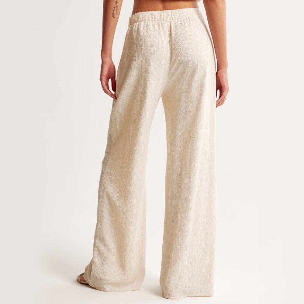 NWT Abercrombie Crinkled Flare Pants Size XL - Picture 4 of 10